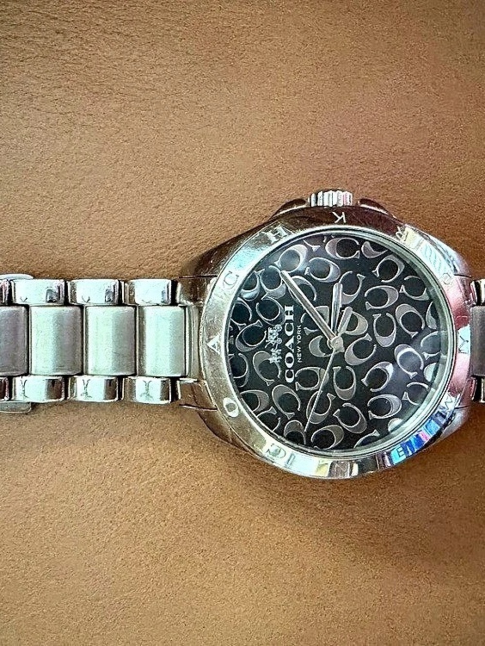 Coach Women's Silver & Black Watch